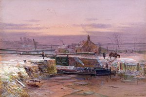 La Maison au Bord du Canal - Charles Branwhite