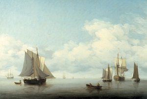 Paysage marin avec navires, 1743-1759
