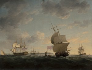 Navigation dans la Manche - Charles Brooking