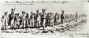 Chaîne de Hobart Town, vers 1831 - Charles Bruce