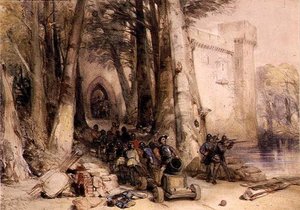 Le camp du roi - Charles Cattermole