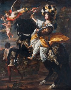 Christine Marie de France 1606-1663, duchesse de Savoie, en Minerve, vers 1663