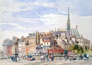 Sainte-Chapelle et palais de justice, vers 1822-1878