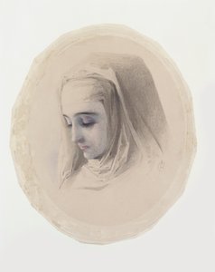 Étude de tête pour Convent Thoughts, 1851