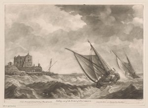 Voiliers quittant le port de Flessingue