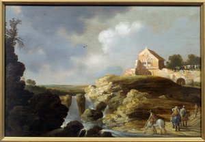 Paysage italien - Charles Cornelisz de Hooch