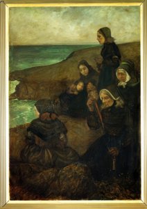 Au Pays de la Mer – triptyque, panneau droit : Ceux qui restent