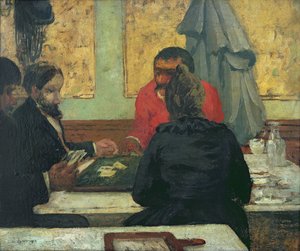 Joueurs de cartes, 1883 - Charles Cottet