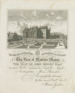 Manoir de Madeley: gravure, nd [vers 1686]