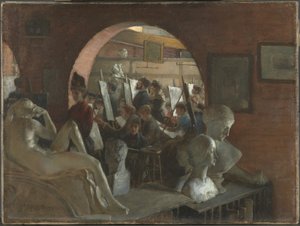 Une alcôve dans la Ligue des étudiants en art