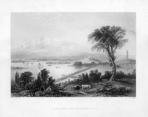 Boston et Bunker Hill, vers 1820