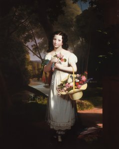 Petite Fille avec des Fleurs Amelia Palmer