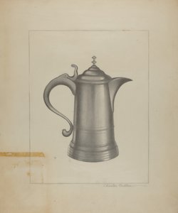 Flacon en étain