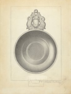 Écuelle en étain - Charles Cullen