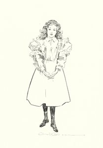 Une petite fille américaine - Charles Dana Gibson