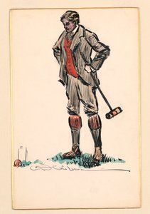 Joueur de croquet