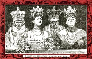 Si les femmes ressemblent à des reines, pourquoi pas les hommes à des rois - Charles Dana Gibson