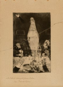 M. Pickwick prononçant son célèbre discours, extrait des "Cahiers de Pickwick".