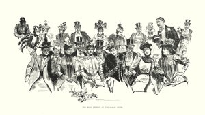 La véritable exposition au salon du cheval (lithographie)