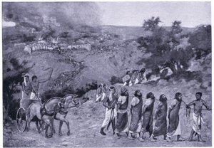 Camp égyptien sur le Mont des Oliviers, vers 1920 - Charles Daniel Ward