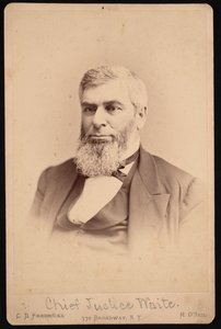 Portrait de Morrison Remick Mott Waite 1816-1888, avant 1888