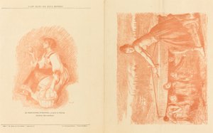 La Meule; Jeune premier! [recto] - Charles Decaux after John Lewis Brown