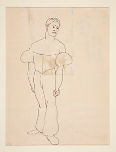 Jongleur, ou homme en costume