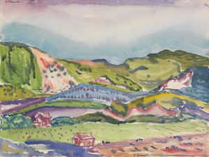 Montagne avec Maison Rouge, c.1913