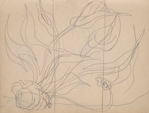 Carnet de croquis : 36 pages au total, contenant 28 croquis (y compris des études pour Demuth)