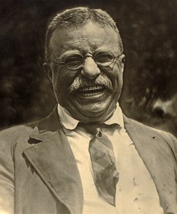 Theodore Roosevelt riant, c.1910