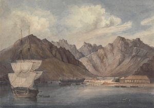 Un port méditerranéen (ou Aden ?) - Charles Dyce