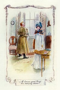 Un fameux bon plan ce projet de mariage, 1907 - Charles Edmund Brock