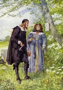 George Herbert, Sur la route de Bemerton - Charles Edmund Brock
