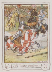 Illustration pour Ivanhoé de Sir Walter Scott - Charles Edmund Brock