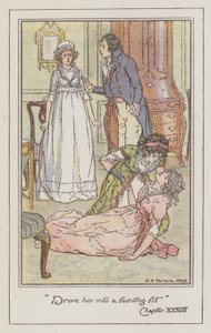 Illustration pour Sense and Sensibility de Jane Austen