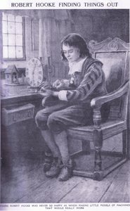 Robert Hooke découvrant des choses