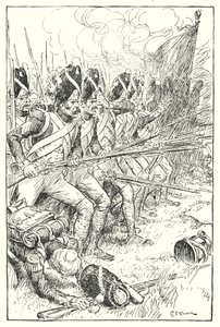 La Garde française à Waterloo - Charles Edmund Brock