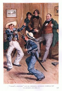 Il y a une image, dit M. Crummles, faisant signe à Nicholas de ne pas avancer et de la gâcher - Charles Edmund Brock