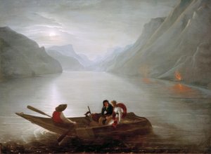 Julie et Saint-Preux sur le lac Léman
