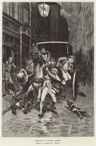 Arrestation de Georges Cadoudal, insurgé royaliste breton, Paris - Charles Edouard Delort