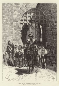 Sortie des six bourgeois de Calais