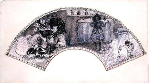 Design de ventilateur (Le Boudoir) - Charles Edward Conder