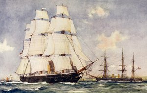 Les deux premiers cuirassés de la Grande-Bretagne
