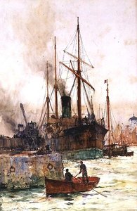 Déchargement de charbon