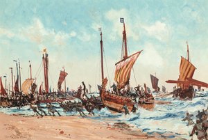 Le débarquement de Guillaume le Conquérant à Hastings, le 28 septembre 1066