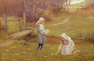 Les cueilleurs de primevères - Charles Edward Wilson