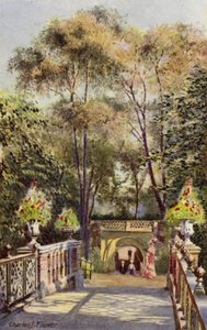 Zoo de Londres : Tunnel, depuis le pont du canal - Charles Edwin Flower
