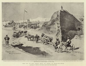 La brèche dans la Grande Muraille de Chine à Shan-Hai-Kwan - Charles Edwin Fripp