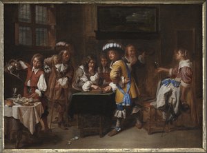 Joueurs de trictrac