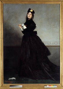 La Dame au gant par Emile Auguste Carolus Duran (1837-1917) 1869
